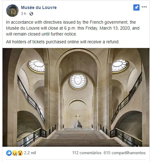 Imagem ilustrativa da imagem Louvre e Torre Eiffel decidem fechar por tempo indeterminado
