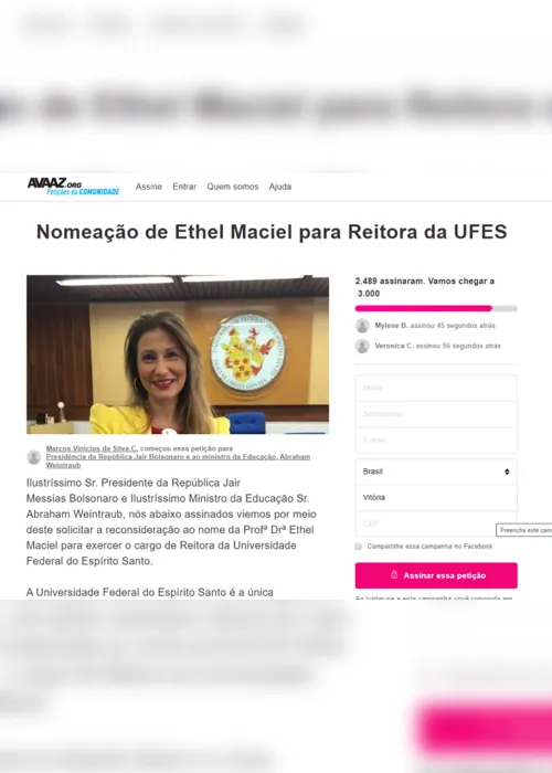 Imagem ilustrativa da imagem Abaixo-assinado pede mudança na nomeação de reitor da Ufes