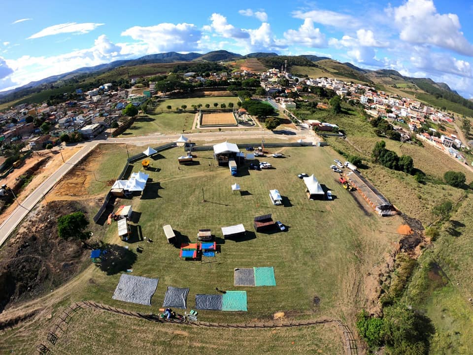 Vista aérea de Alto Rio Novo (Foto: Facebook Prefeitura de Alto Rio Novo)