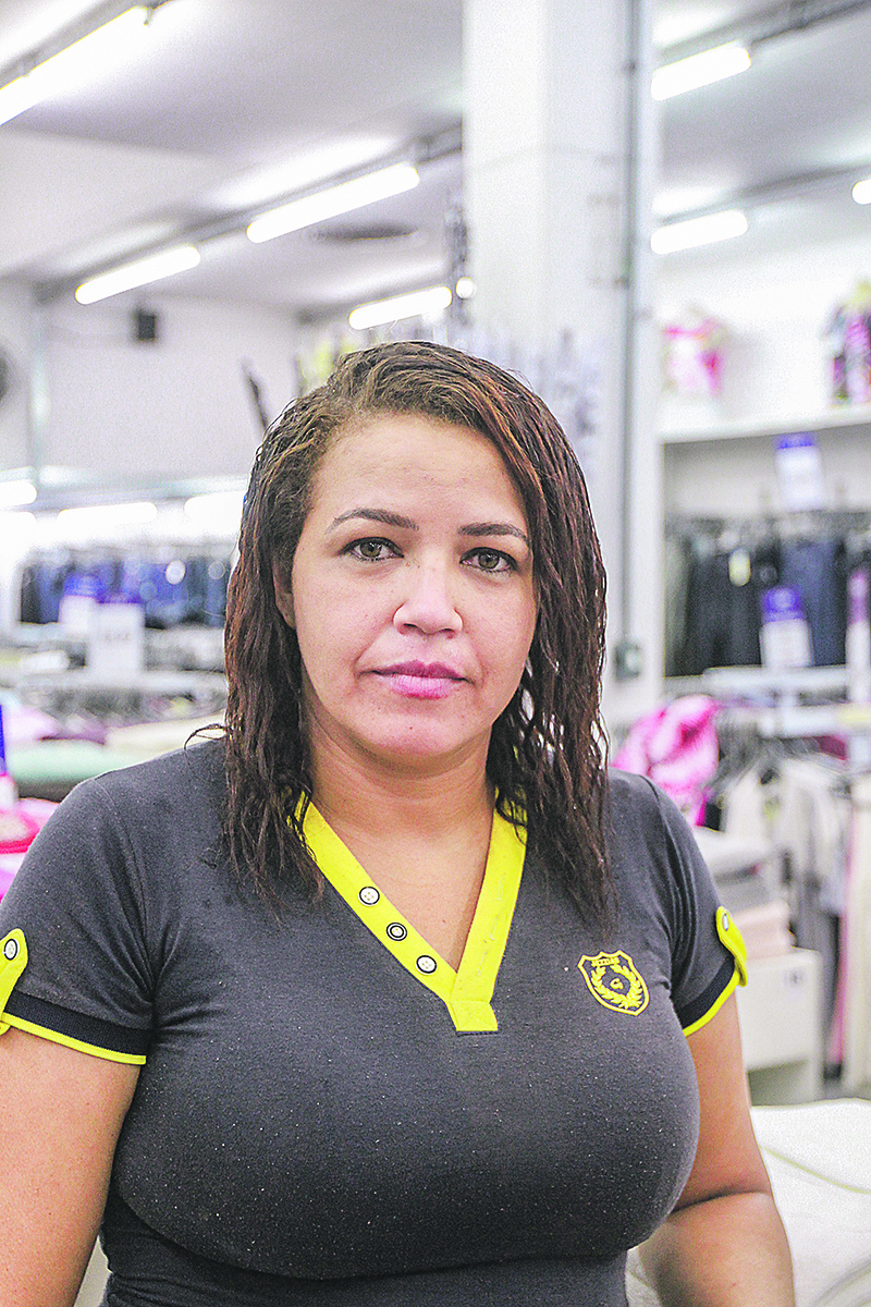 Bárbara da Costa, 34 anos, vendedora (Foto: Kadidja Fernandes/AT)
