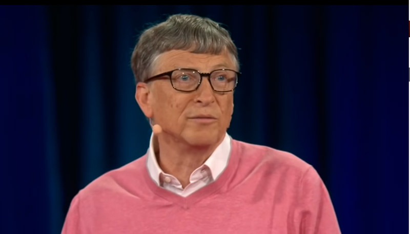 Bill Gates teve perda de US$ 10 bilhões. (Foto: Reprodução / Youtube)