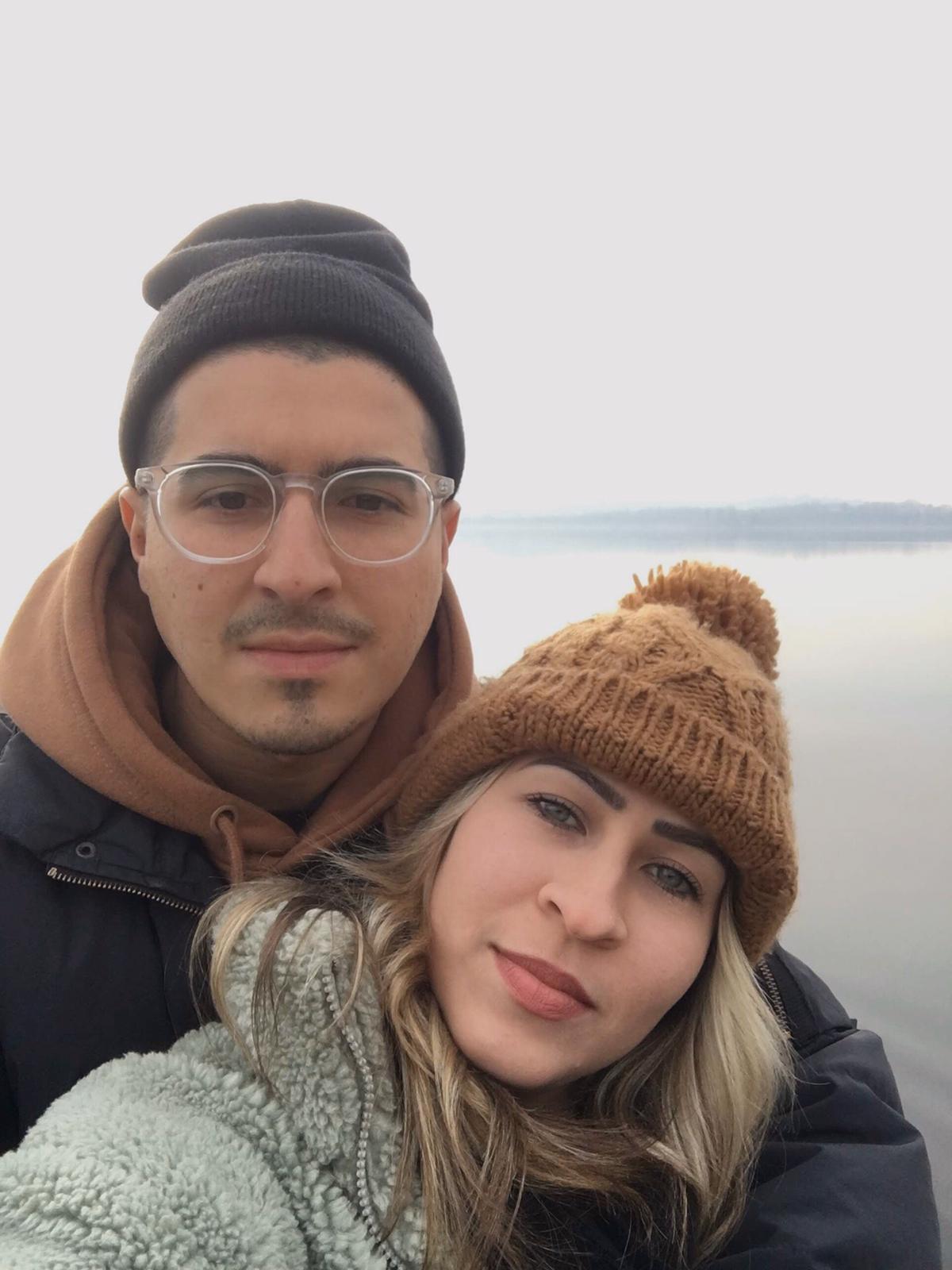 Bianca Pimenta Galon e o marido, Fernando Neiva de Medeiros Baptista (Foto: Acervo pessoal)