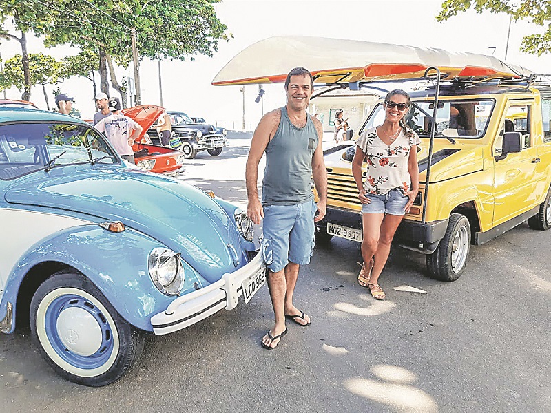 De uma oportunidade, surgiu a grande paixão do casal Flores por carros antigos. (Foto: Roberta Bourguignon)