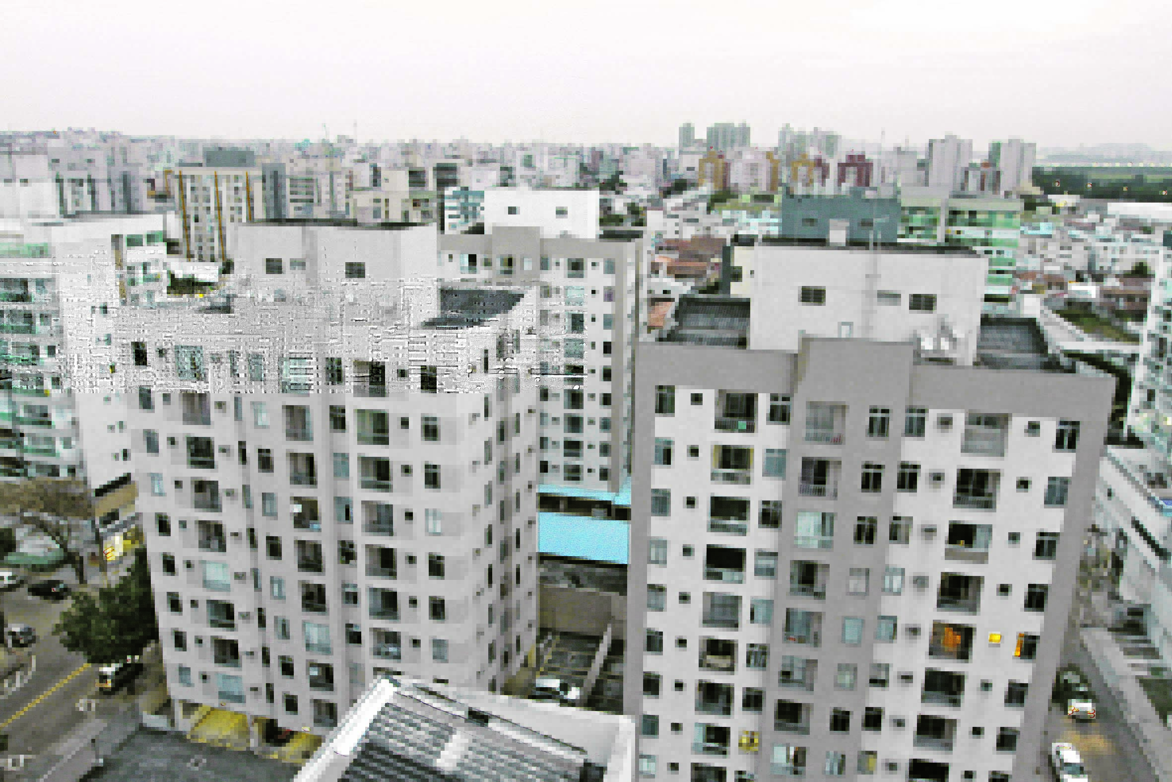 Vista do bairro Jardim Camburi, em Vitória, onde há  grande concentração de empreendimentos em construção, em sua maioria apartamentos (Foto: Fábio Nunes - 21/09/2018)
