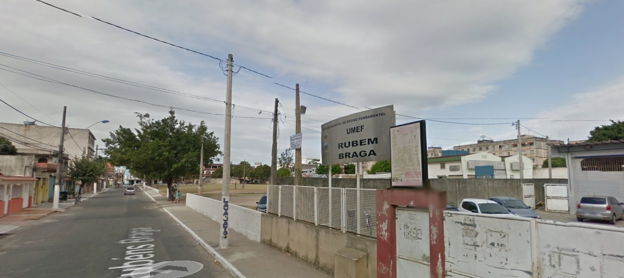 Escola municipal Rubem Braga, em Vila Velha (Foto: Reprodução/Google Street View)