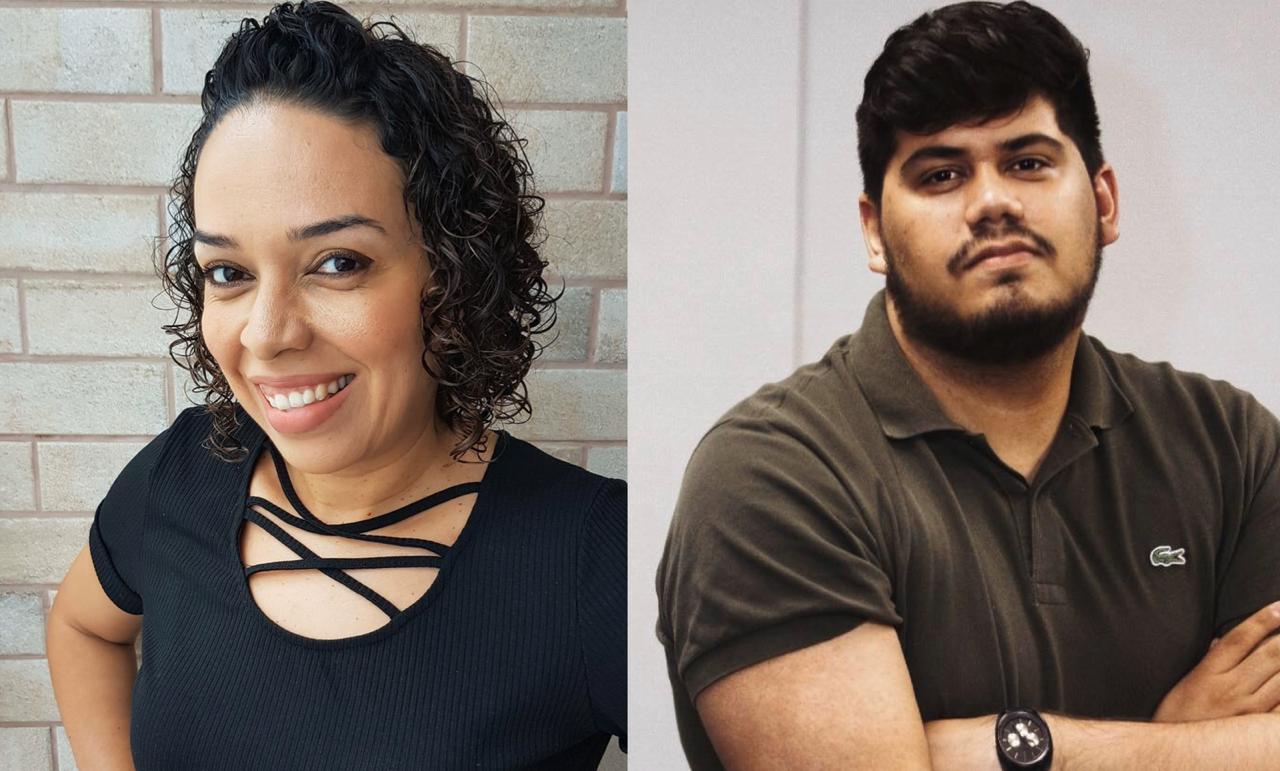 Os jornalistas Fabiana Tostes e Lucas Rezende (Foto: Divulgação)