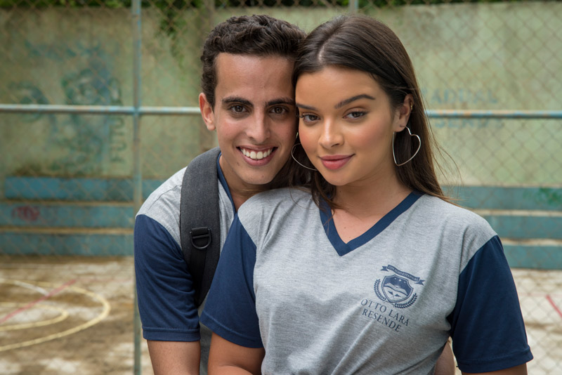 Gabriella Mustafá e Matarazzo (Foto: Camilla Maia/TV Globo)
