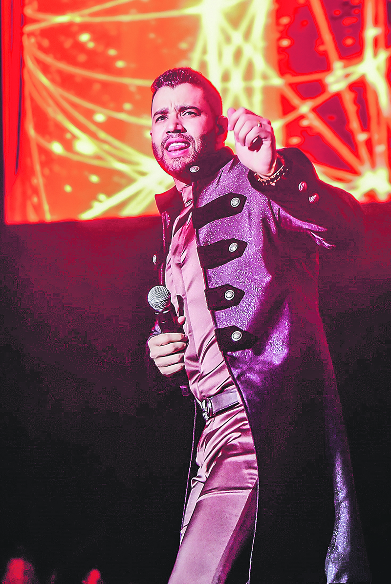 Gusttavo Lima: “Vou dar um jeito de fazer live no meu canal no YouTube” (Foto: Agnews)