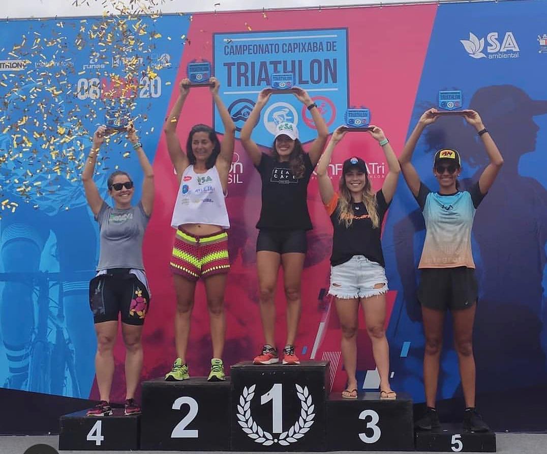 Helen Fante venceu a primeira etapa do Campeonato Capixaba de Triathlon (Foto: Divulgação)