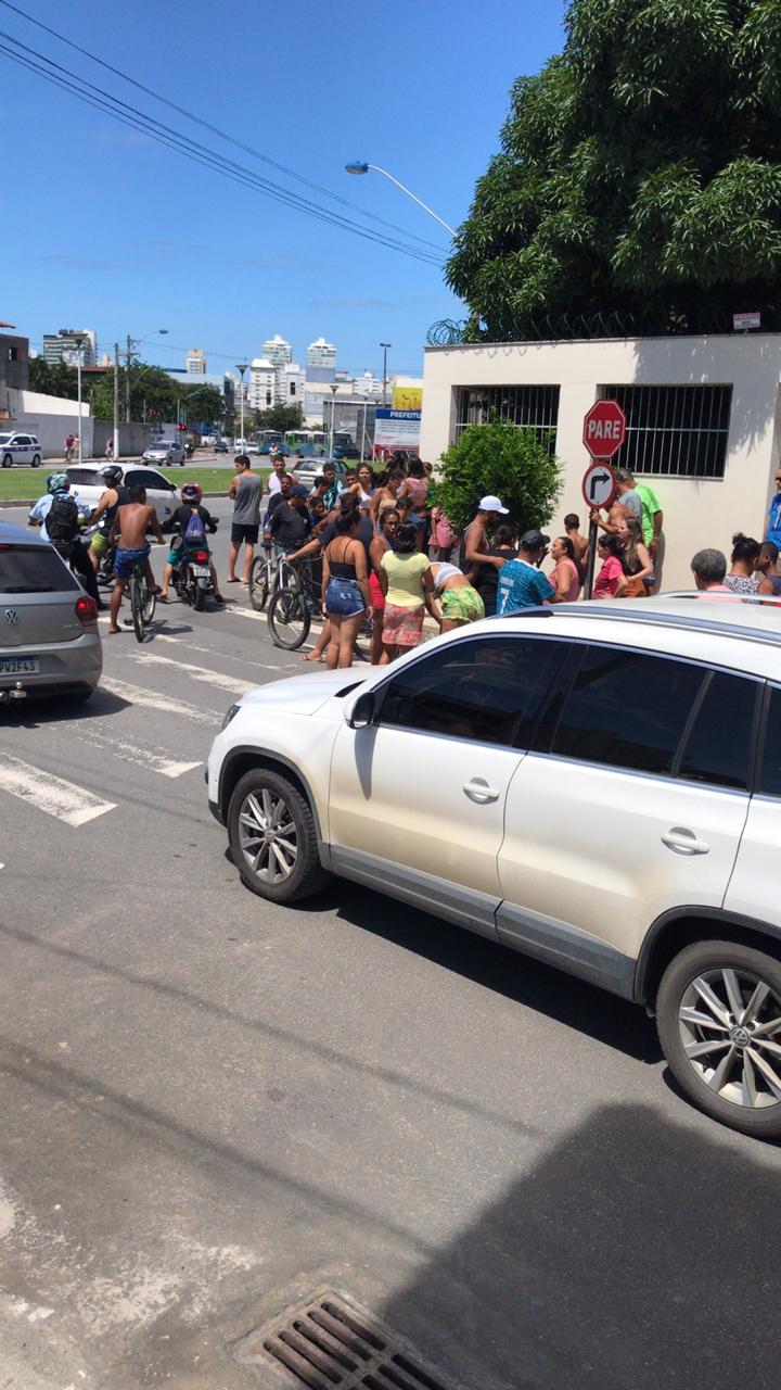 Rua onde o crime aconteceu (Foto: Leitor / WhatsApp)
