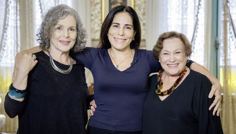 Irene Ravache, Glória Pires e Nicette Bruno (Foto: Raquel Cunha/TV Globo)