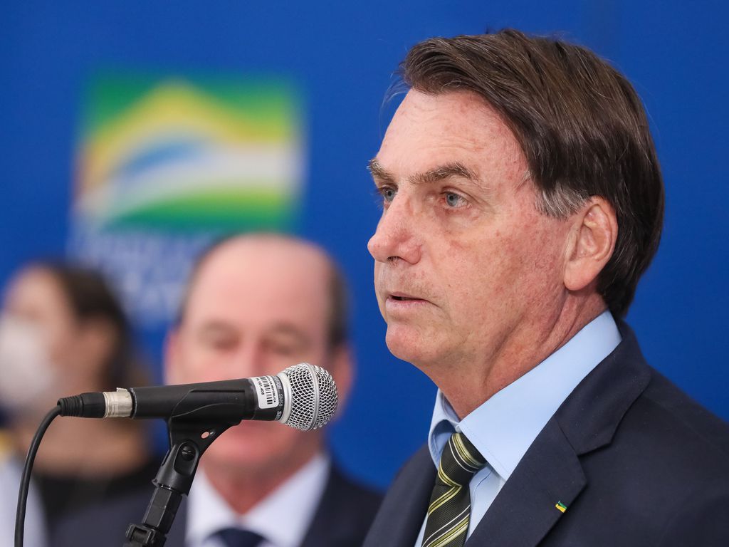 Eu lamento cada morte que ocorre, a cada hora. Eu lamento", disse o presidente. (Foto: Isac Nóbrega/PR)