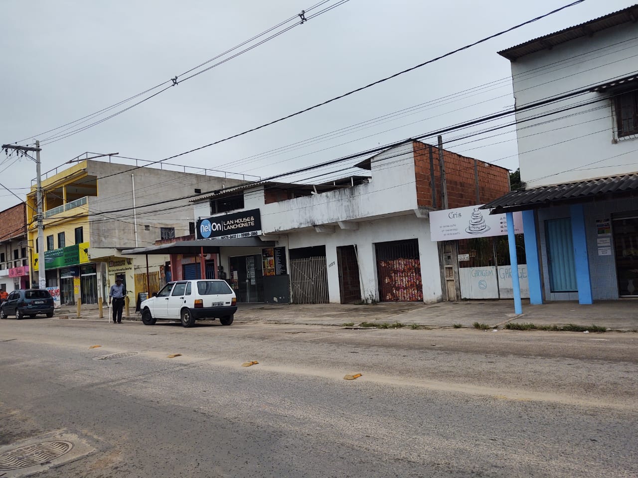 Rua onde o crime aconteceu (Foto: Taynara Nascimento)