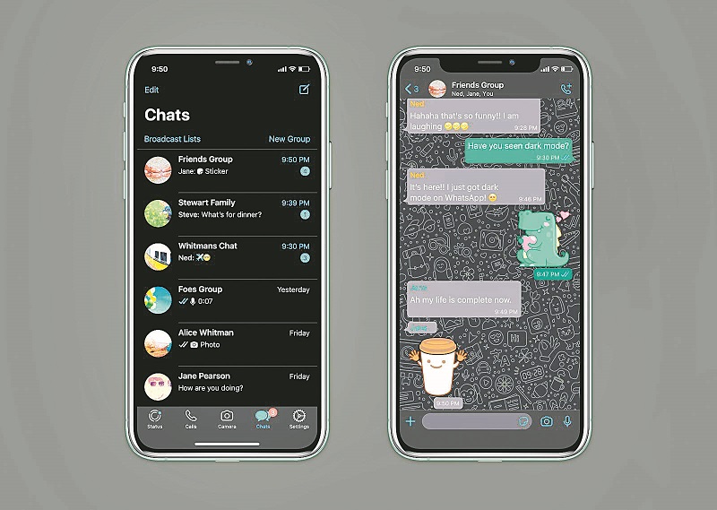Modo escuro WhatsApp (Foto: Divulgação)