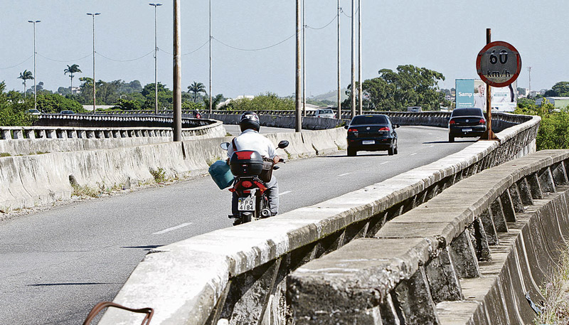 Obra na Segunda Ponte vai até outubro, com uma série de intervenções (Foto: Leone Iglesias / AT - 21/02/2020)