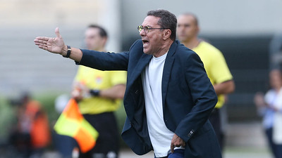 Luxemburgo comanda o Palmeiras na Libertadores (Foto: Cesar Greco/Ag. Palmeiras)