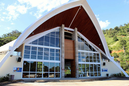 Santuário Diocesano Nossa Senhora da Saúde, igreja católica do bairro Aricanga, em Ibiraçu. (Foto: Paulo Dubberstein Main - Portal Mãe da Saúde)