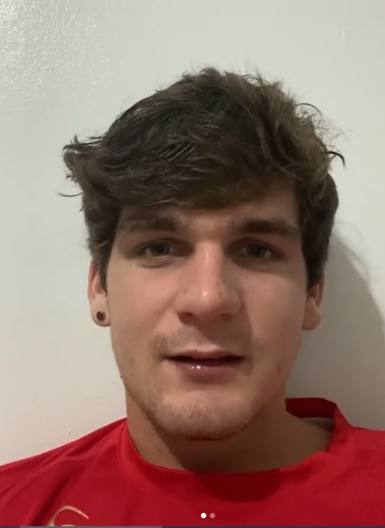 Sensação do tênis brasileiro neste início de ano, Thiago Wild anunciou que contraiu o novo coronavírus (Foto: Reprodução/ Instagram @thiagoswild)
