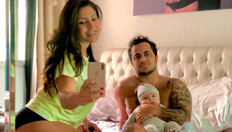 Andressa, Thammy e Bento, em clique durante o Carnaval (Foto: Reprodução / Instagram)