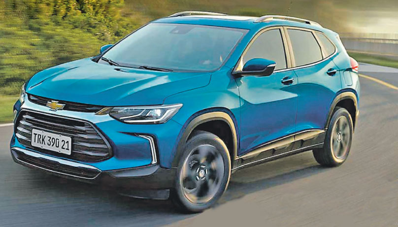 Um dos pontos fortes do novo Tracker é o consumo, segundo o Inmetro. O 1.0 manual faz 13 km/l e 14,8 km/l (urbano/rodoviário) com gasolina e 9 km/l e 10,4 km/l (urbano/rodoviário) com álcool (Foto: Divulgação)