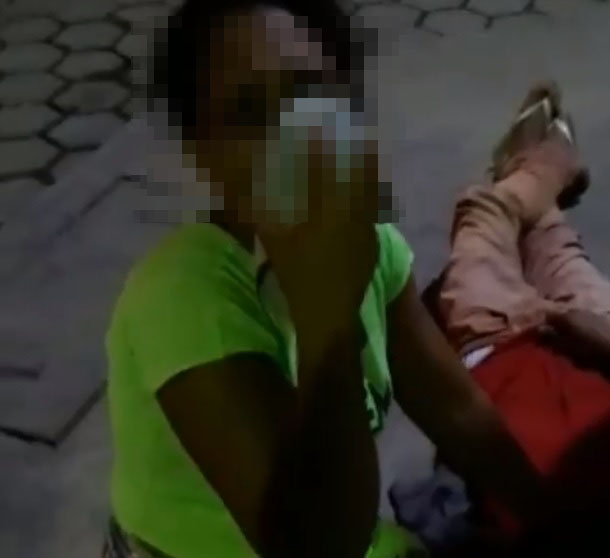 Vídeo de homem passando mal circula nos aplicativos de mensagem. (Foto: Reprodução)