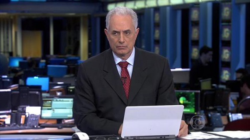 Jornalista vai participar de programa por meio de estúdio montado em casa (Foto: Reprodução)
