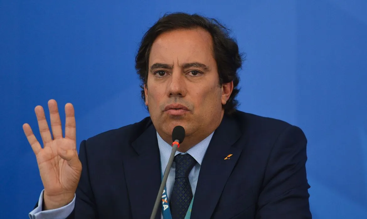 O presidente da Caixa, Pedro Guimarães