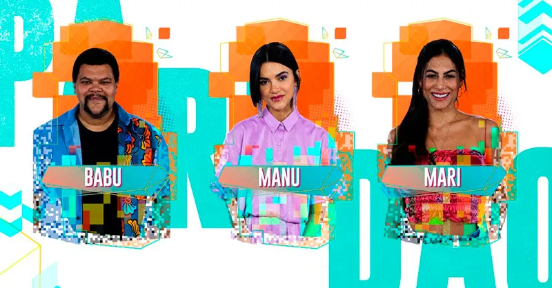 Imagem ilustrativa da imagem Babu, Manu e Mari formam novo paredão no 'BBB 20'