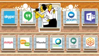 Imagem ilustrativa da imagem Reuniões Online: Escolha um programa e fique em casa