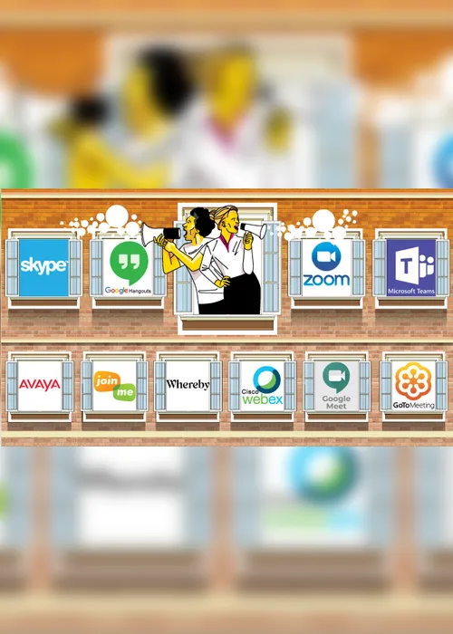 Imagem ilustrativa da imagem Reuniões Online: Escolha um programa e fique em casa