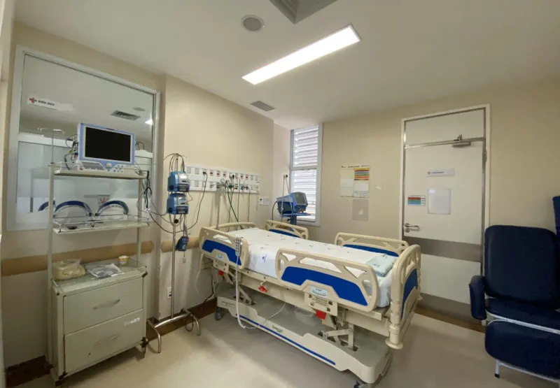 O hospital Dr. Jayme Santos Neves, na Serrá, é a principal referência para tratamento de pacientes com o novo coronavírus.
