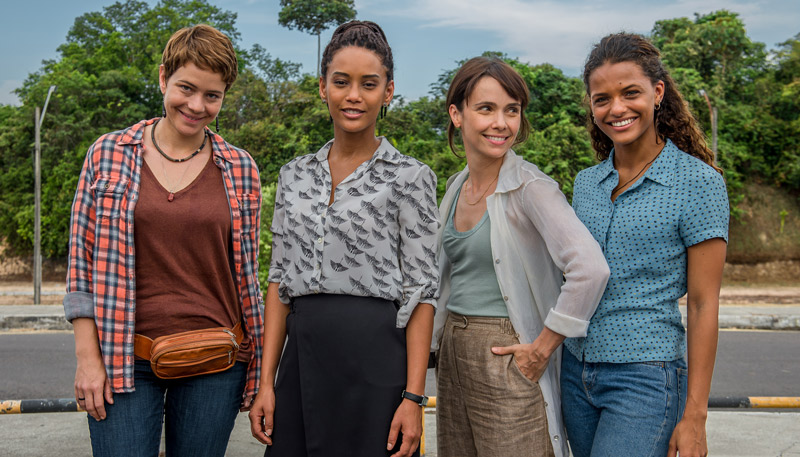 Elenco de "Aruanas" (Foto: Fábio Rocha / TV Globo)