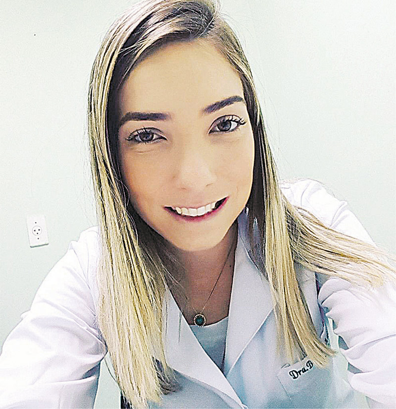 Bianca suspeita que a transmissão tenha vindo de um colega de trabalho (Foto: Acervo Pessoal)