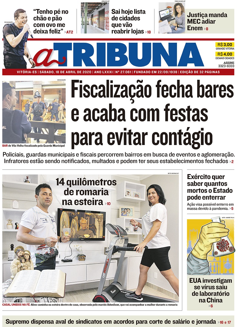  (Foto: Reprodução/ Jornal A Tribuna)
