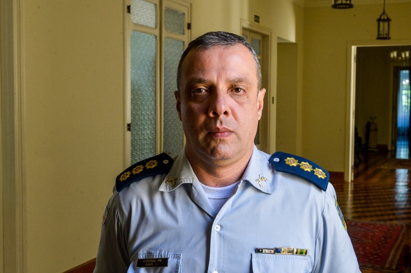 O coronel Douglas Caus é o novo Comandante-geral da PMES. (Foto: Helio Filho/Secom)