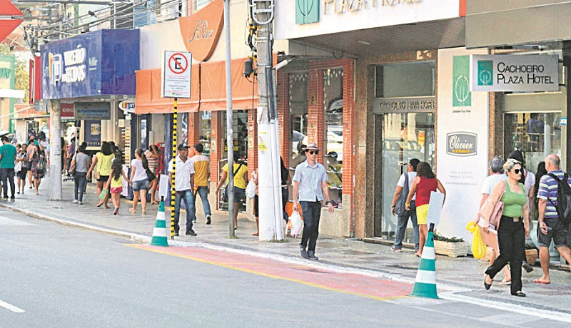Comércio em Cachoeiro de Itapemirim (Foto: Divulgação/PMCI)