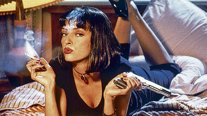Uma Thurman em “Pulp Fiction: Tempo de Violência” (Foto: Divulgação)