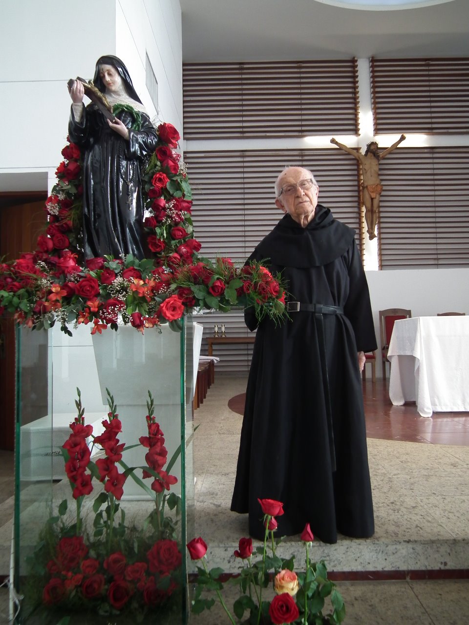 Frei Cassiano de Amorim atuava na paróquia Santa Rita de Cássia, na Praia do Canto, em Vitória (Foto: Divulgação)