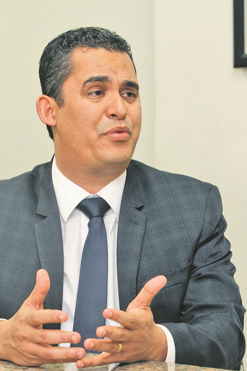 Gilson Daniel: “boia de salvação” (Foto: Leonardo Bicalho — 25/03/2017)