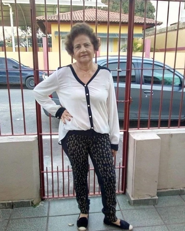 a professora aposentada Jurema Alves Ayub Almeida, de 68 anos (Foto: Reprodução/Redes Sociais)