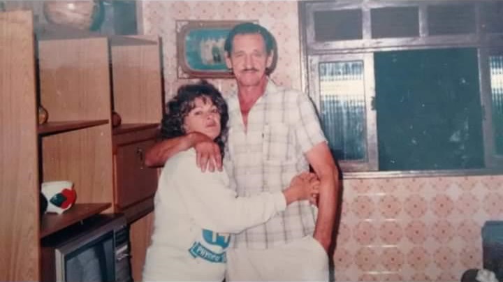 Seu Marcelino e a esposa (Foto: Reprodução/Acervo Familiar)
