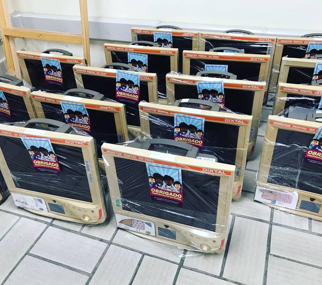 Equipamentos foram consertados pelo laboratório da Ufes (Foto: Divulgação Twitter Ufes)