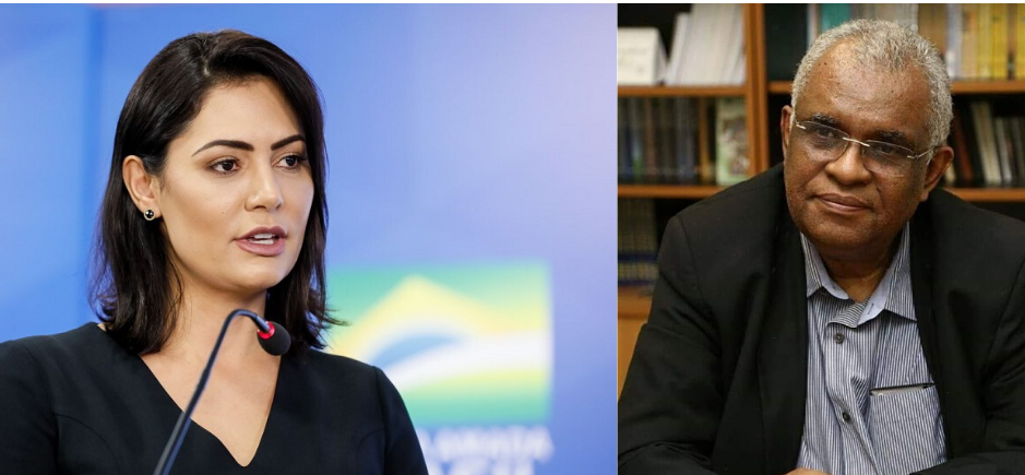 Michelle e pastor Sócrates (Foto: Isac Nóbrega/Presidência da República e Reprodução Facebook )