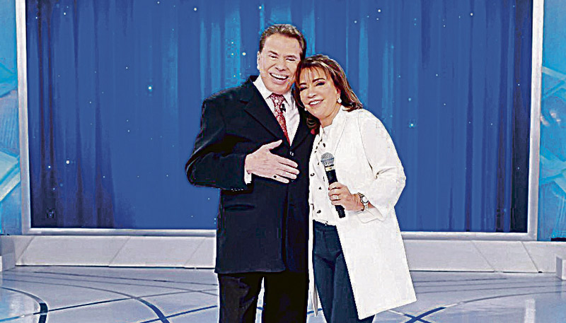 Sílvio Santos e Isis Abravanel (Foto: Divulgação)
