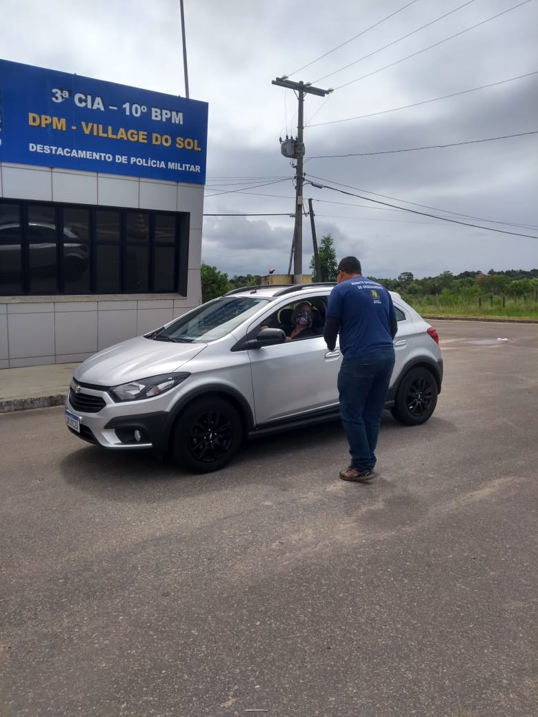 Veículos são abordados nas entradas de Guarapari (Foto: Divulgação/ Prefeitura de Guarapari)