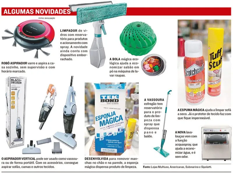 Imagem ilustrativa da imagem Novidades da tecnologia para facilitar as tarefas domésticas