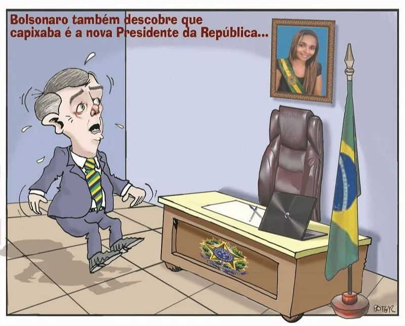 Imagem ilustrativa da imagem Capixaba com cargo de presidente da República é o tema da Charge do Dia