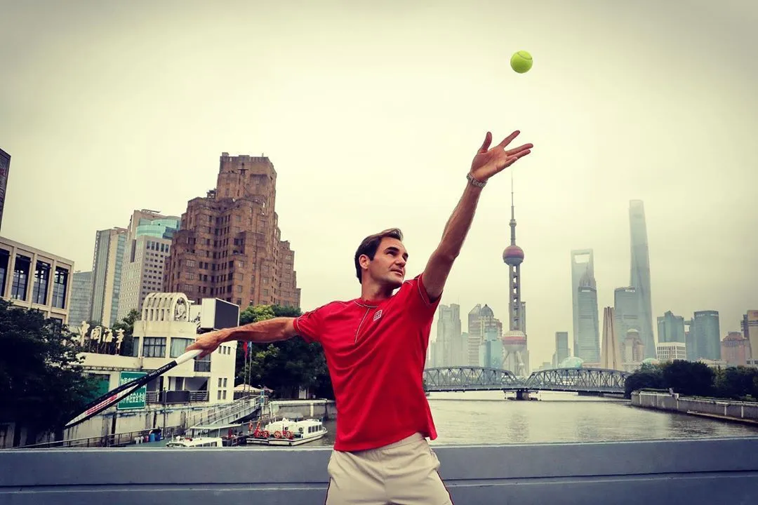 Imagem ilustrativa da imagem Federer supera estrelas do futebol é o atleta mais bem pago do mundo