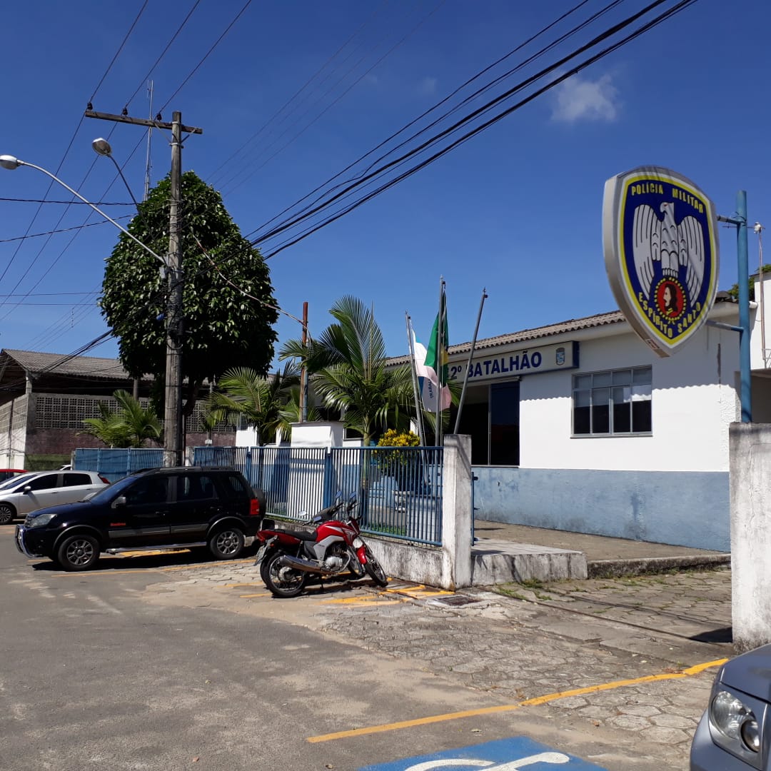 12º Batalhão da PM em Linhares (Foto: Wilton Junior)