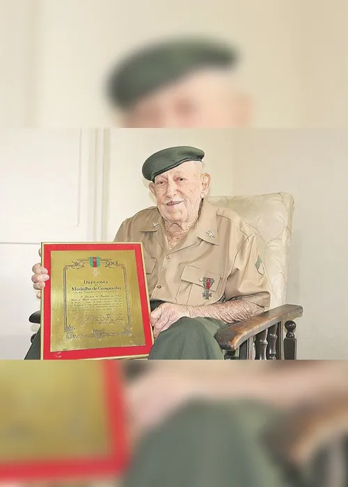 Imagem ilustrativa da imagem Ex-Combatente capixaba que lutou na 2ª Guerra morre aos 101 anos